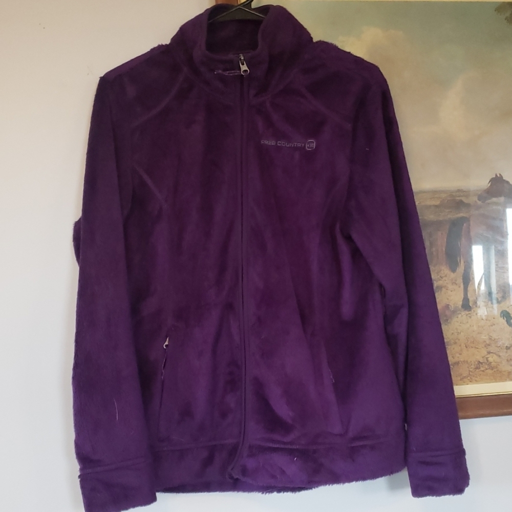 Jacket Pretty Purple and very soft.